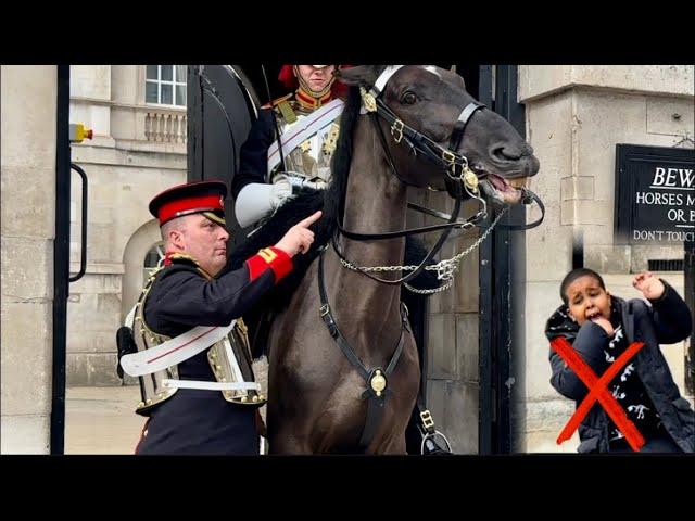 I’M WARNING you, I am your  BIG BOSS! but this kid is UNSTOPPABLE for Messing with the HORSE 