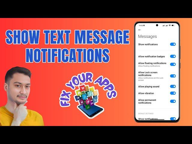 How to Show Text Message Notifications on Android