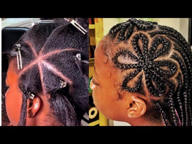 Braided Baldie Flower Braid Tutorial