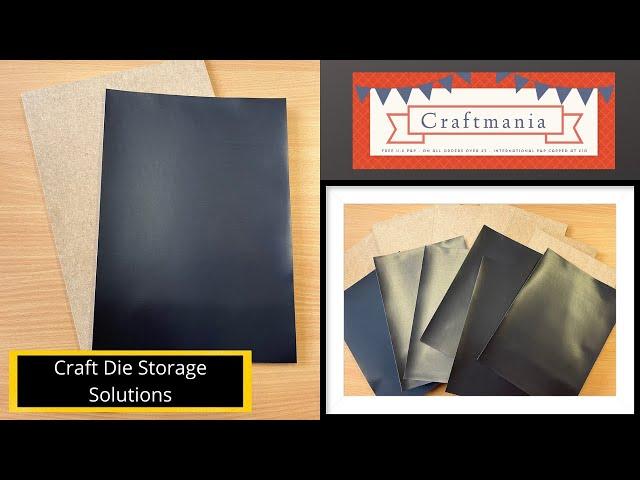 Craftmania ~ Brand New Magnetic Craft Die Storage Boards