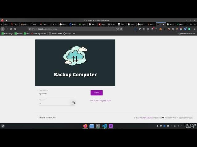 Backup Computer Demo