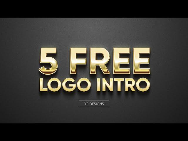 5 Free Amazing Logo Intro After Effect Templates 2021