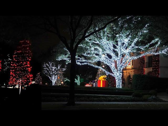 Christmas Lights at Highland Park, Dallas - Best Christmas Lights in Dallas