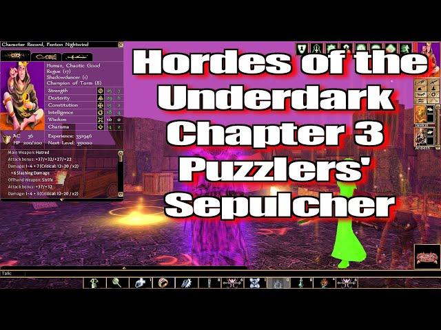 Neverwinter Nights Enhanced Edition Hordes of the Underdark Chapter 3 Puzzlers' Sepulcher