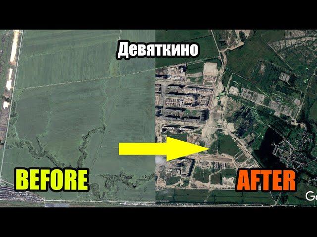 Эволюция девяткино за 50 секунд. 2001 - 2018 Google Earth. Мурино 2019