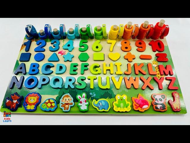 Numbers, Colors & Shapes for Children with Toy Learning | Educational Games for Toddlers #preschool