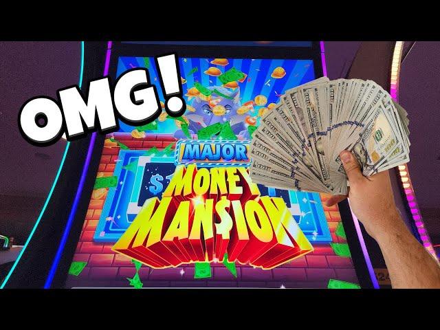 My Biggest Win on Huff N Puff Money Mansion! (Major Jackpot)