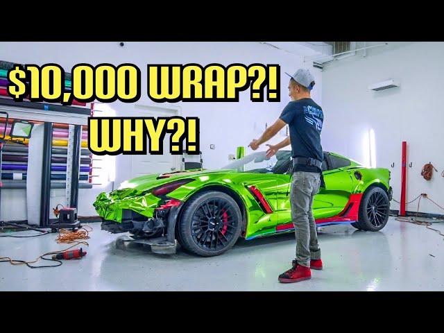 Why are CHROME Wraps So EXPENSIVE?! | 2022 TRX MAMMOTH WRAP !