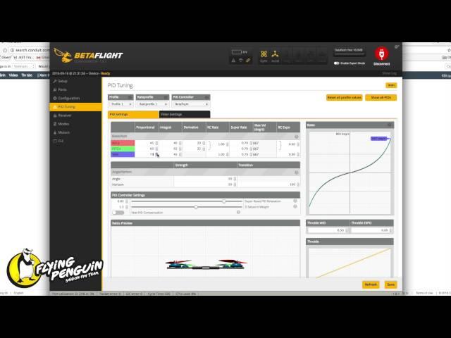 Flashing Betaflight firmware to SP Racing F3 FC