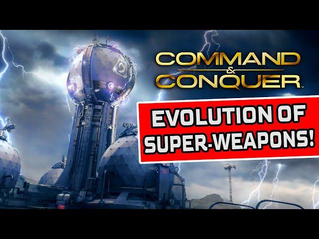 Command & Conquer Superweapons Evolution & History | (1995 - 2024)