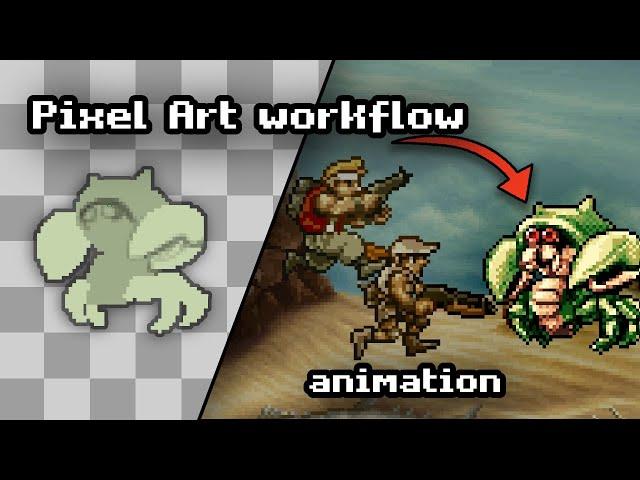 How you can EASILY make Pixel Art animation - My Workflow