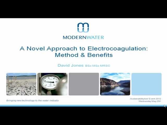 A novel approach to Electrocoagulation - method and benefits