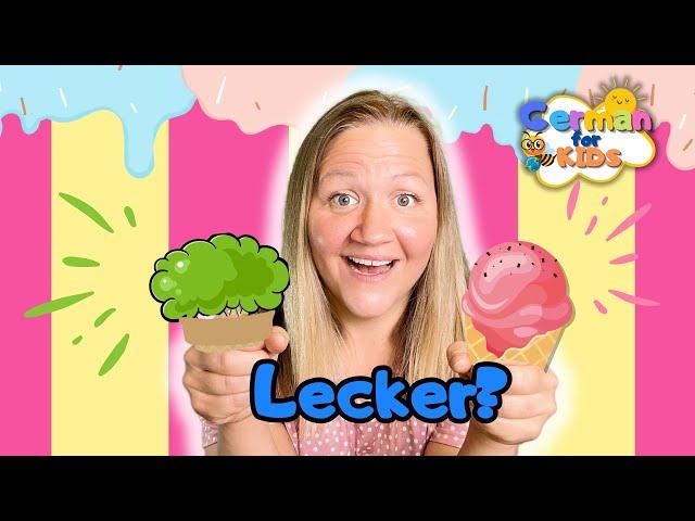 Mache verrücktes Eis mit mir und lerne über Farben, Zahlen und Buchstaben!