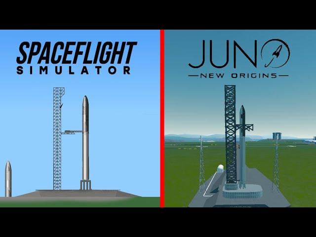 Spaceflight Simulator vs Juno: New Origins - Rocket Launch Comparison