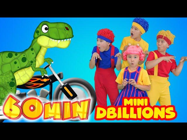 Dino Stomp, Jump & Dance with Mini DB | Mega Compilation | D Billions Kids Songs