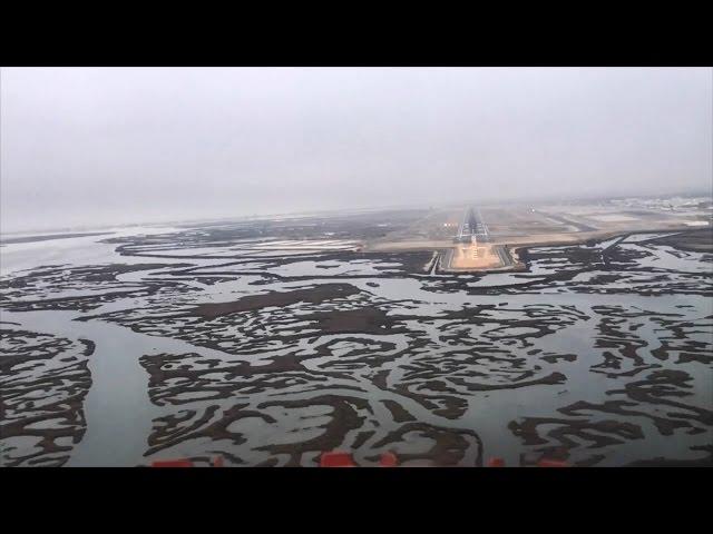 COCKPIT TIMELAPSE: B737 landing at Faro Airport