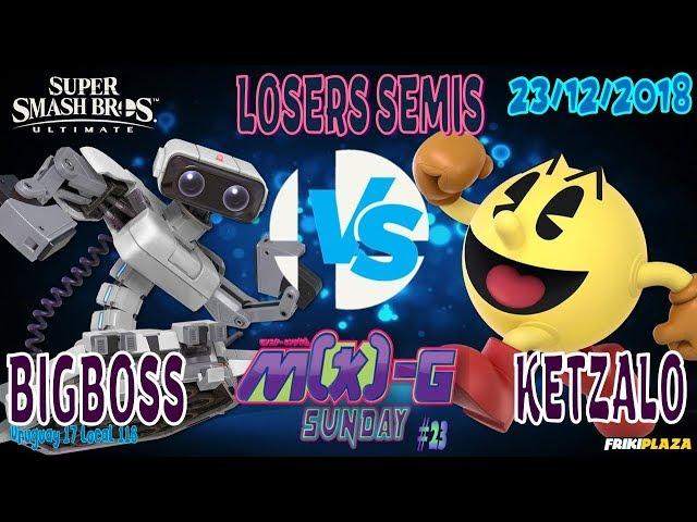 Bigboss (Rob) vs Ketzalo (Pac-Man) Losers Semis MKSunday #23