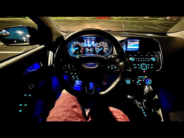 2016 Ford Focus SE | POV Night Drive