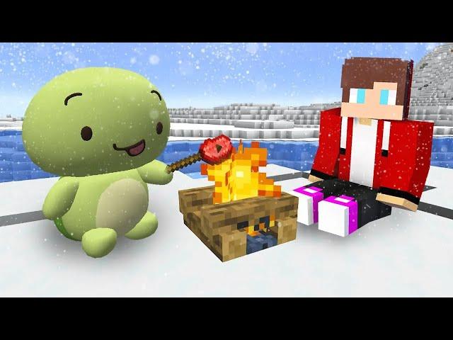 100 Days in the Arctic in Minecraft