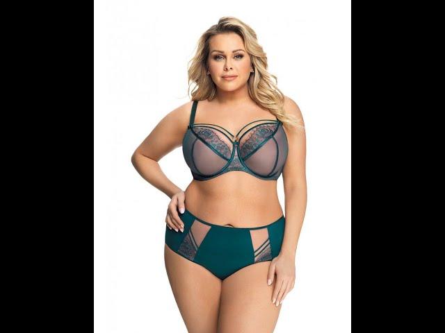 Curvy Vanitose | Reggiseno Plus Size Con Coppe Morbide e Ferretto - Verde