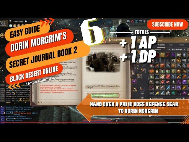 Dorin Morgrim's Secret Journal Book 2 Chapter 6 - Hand over a PRI (I) boss defense gear