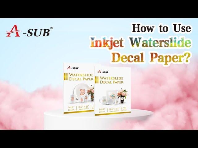 Step-by-Step Tutorial: How to Use the Inkjet Waterslide Decal Paper?