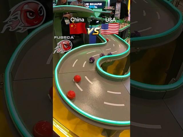 #China vs #USA ️Who wins the marble race? #marblerace #countryballs #racing #race #marblerun