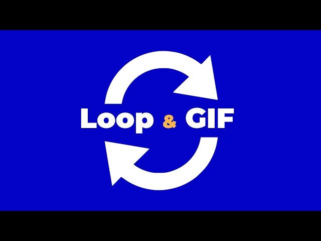 Loop your animation and make it as a GIF in after effects | Simple steps