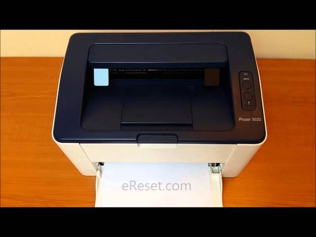 Xerox Phaser 3020 Download Mode - prepare reset