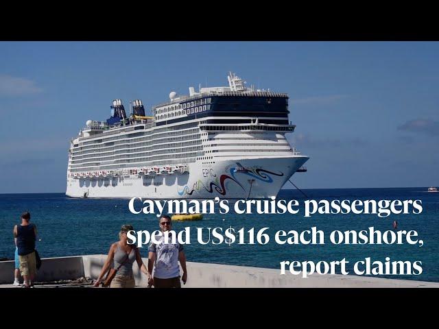 Cayman’s cruise passengers spend US$116 each onshore, report claims