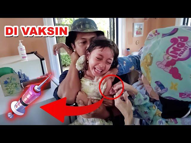 LEIKA DAN ADIK BAYI LEXIE DI ANTAR KE DOKTER ANAK  VAKSIN