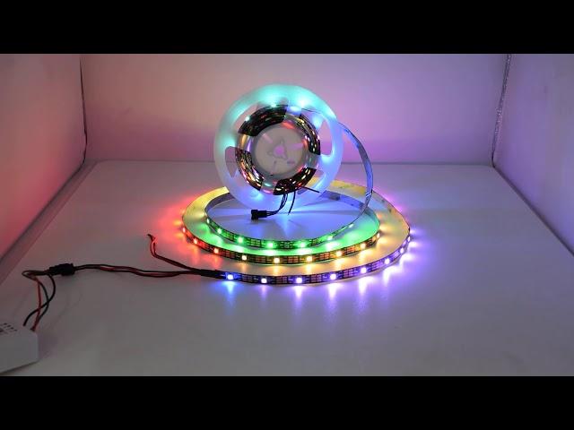 Aoshow 30LEDs/M 4 in 1 RGB+White6000K SK6812 Individually Addressable LED Pixel Strip