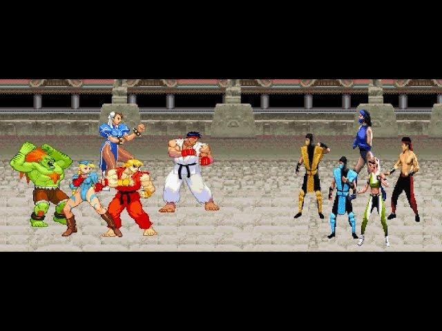 Mortal Kombat vs Street Fighter