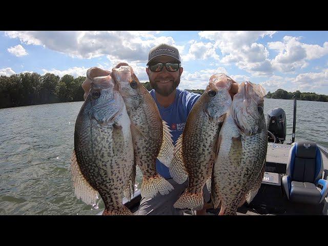 Catching CRAPPIE In The HEAT Of SUMMER!!!