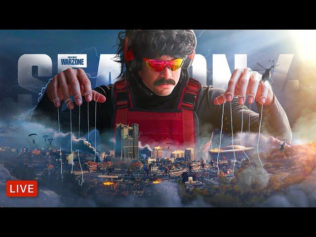 LIVE - DR DISRESPECT - WARZONE - NEW SEASON 4!