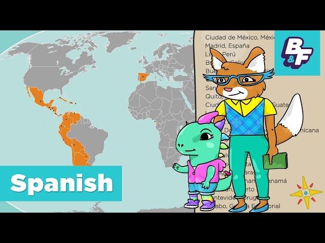 Learn Capitals of Spanish Speaking Countries with BASHO & FRIENDS - Paises hispanohablantes