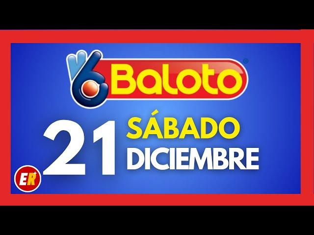 Resultado BALOTO REVANCHA sábado 21 de DICIEMBRE de 2024 