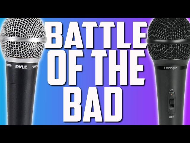 WHAT IS THE WORST MIC I HAVE EVER USED?? | PYLE vs BEHRINGER