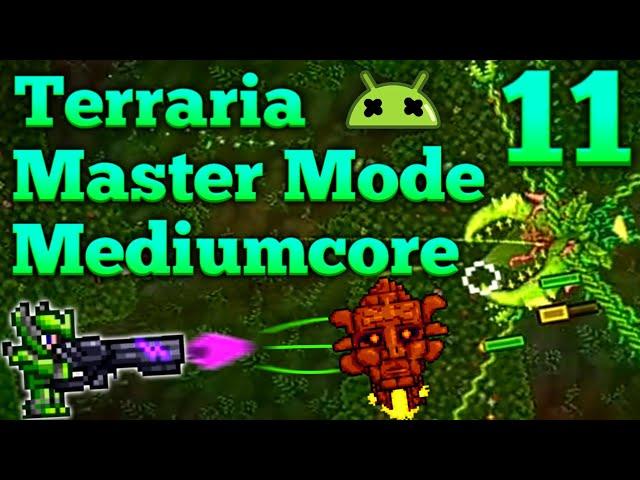 Прохождение Terraria 1.4 на Андроид в Мастер моде! #11 Плантера и Голем