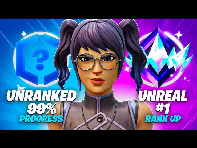 Unranked To Unreal SOLO Speedrun (Fortnite Ranked)