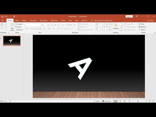 Acrobatic Text Animation in PowerPoint 2019 (Rahmat Maulana)