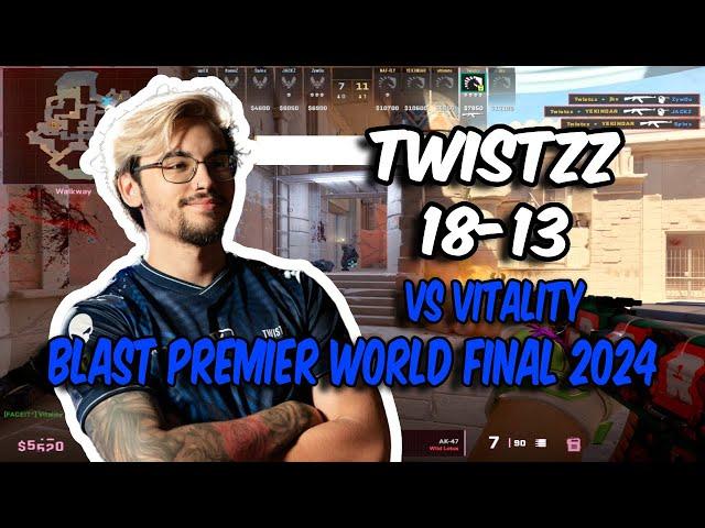 CS2 POV | Liquid Twistzz (18/13) vs Vitality (Anubis) @ BLAST Premier World Final 2024