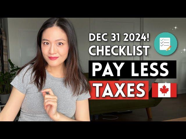 Urgent: Do This Before Dec 31 to Cut Your Taxes in Canada