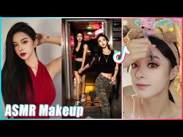 Jannatul️MitsuisenAesthetic ASMR Makeup TutorialBest satisfying makeup asmr compilation191