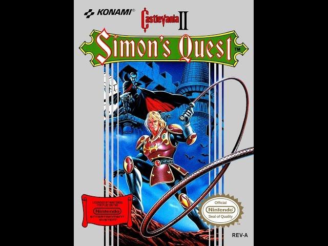 Castlevania II: Simon's Quest Прохождение на 100% (все концовки) NES Rus