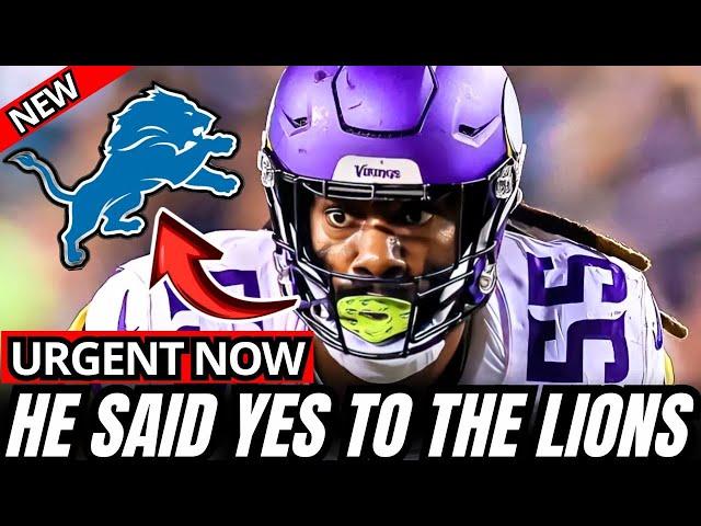 LIONS DOESN'T WASTE TIME AND CONFIRMS A LUXURY REINFORCEMENT | SURPRISES EVERYONE |