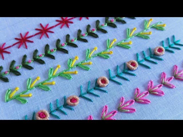 5 Basic Stitch Border Embroidery Design For Absolute Beginners