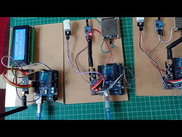 PROJECT #047​ :  ARDUINO WIRELESS SENSOR NETWORK WSN WITH MULTIPLE NRF24L01 ANTENNA LONG DISTANCE