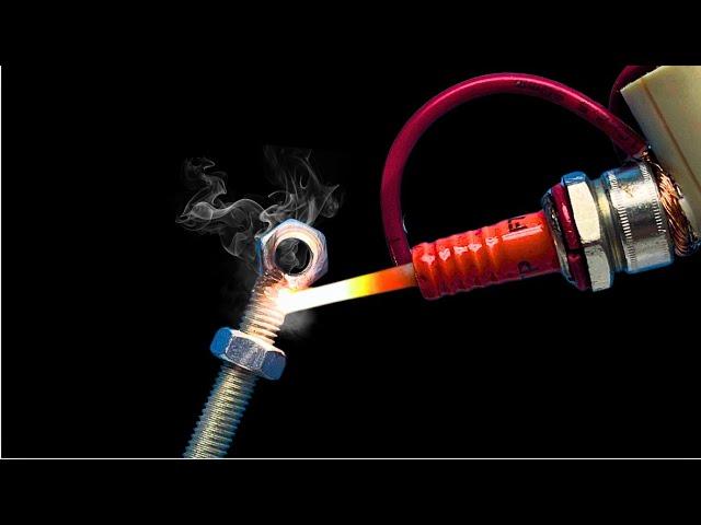 How to make a simple welding machine from SPARK PLUG at home!Amazing Smart