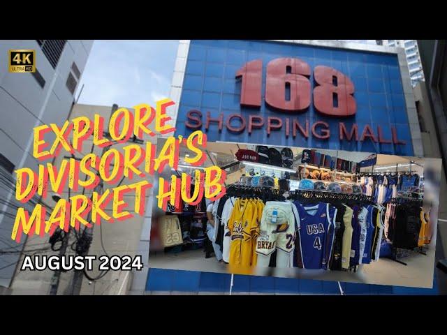 [4K] 168 Shopping Mall Divisoria Walking Tour | Best Bargains & Shopping Tips in Manila’s Market Hub